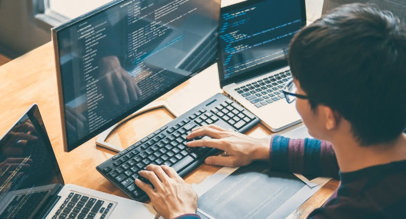 Engineer shipping a web application